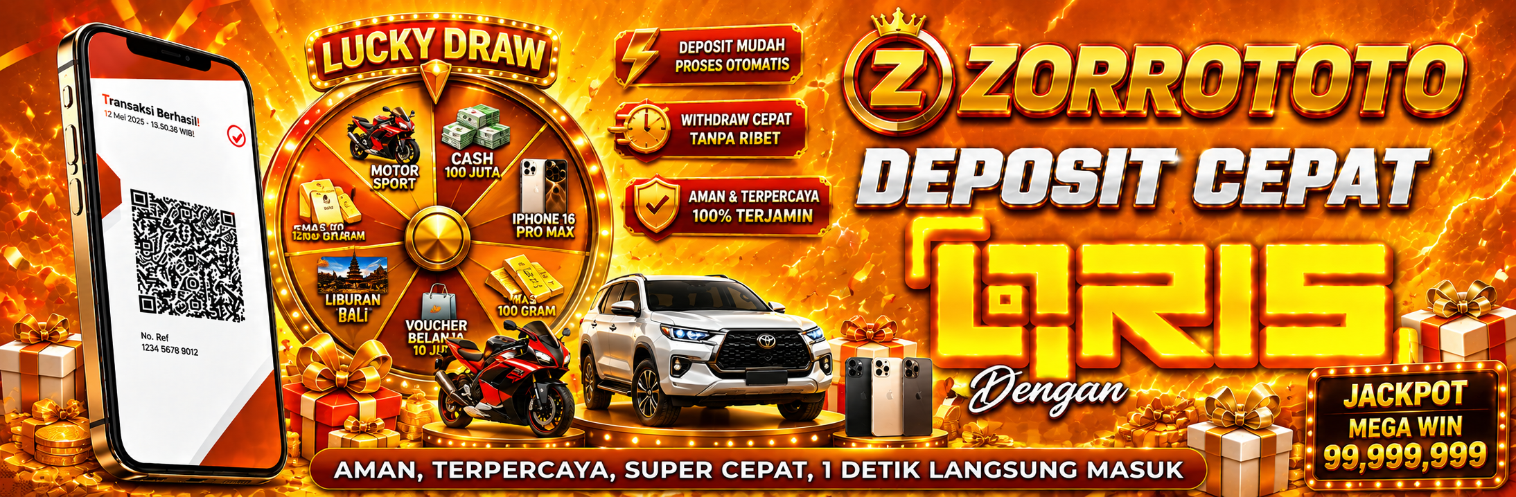 ZORROTOTO: QRIS Resmi E-Wallet Kita 2026